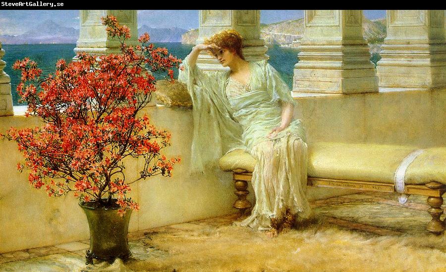 Alma Tadema Her Eyes are with Her Thoughts